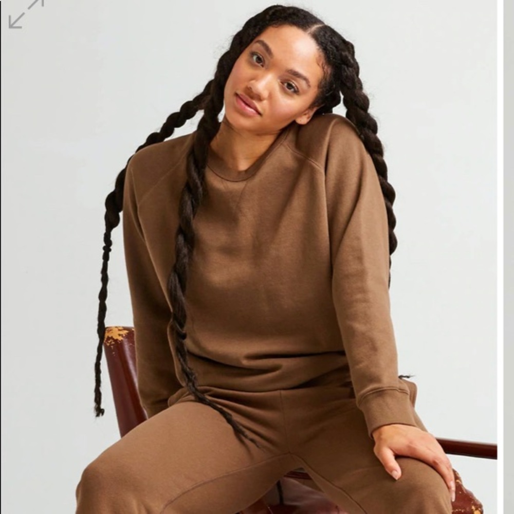 Richer Poorer Brown (Cub) Recycled Fleece Sweatshirt